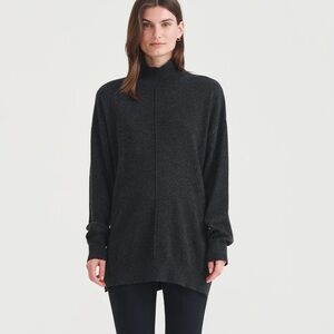 Naadam Cashmere Turtleneck Tunic - XS